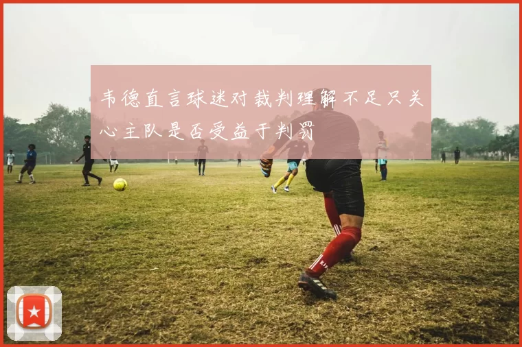 韦德直言球迷对裁判理解不足只关心主队是否受益于判罚